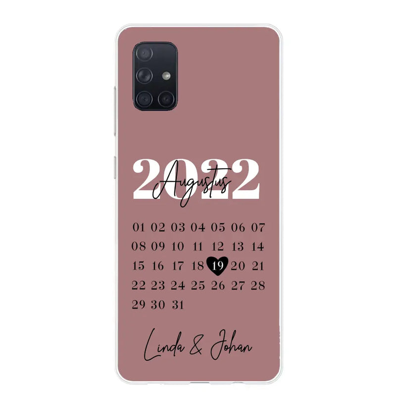 Ons jubileum - Gepersonaliseerd telefoonhoesje