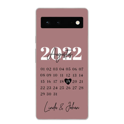 Ons jubileum - Gepersonaliseerd telefoonhoesje