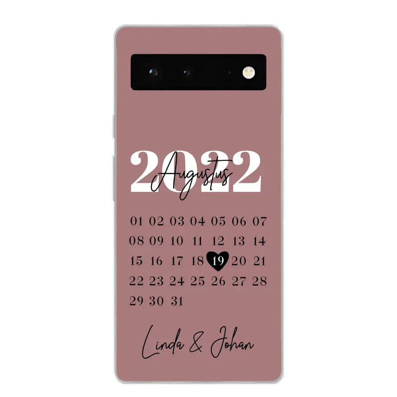 Ons jubileum - Gepersonaliseerd telefoonhoesje