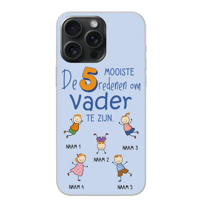 De mooiste redenen - Gepersonaliseerd telefoonhoesje