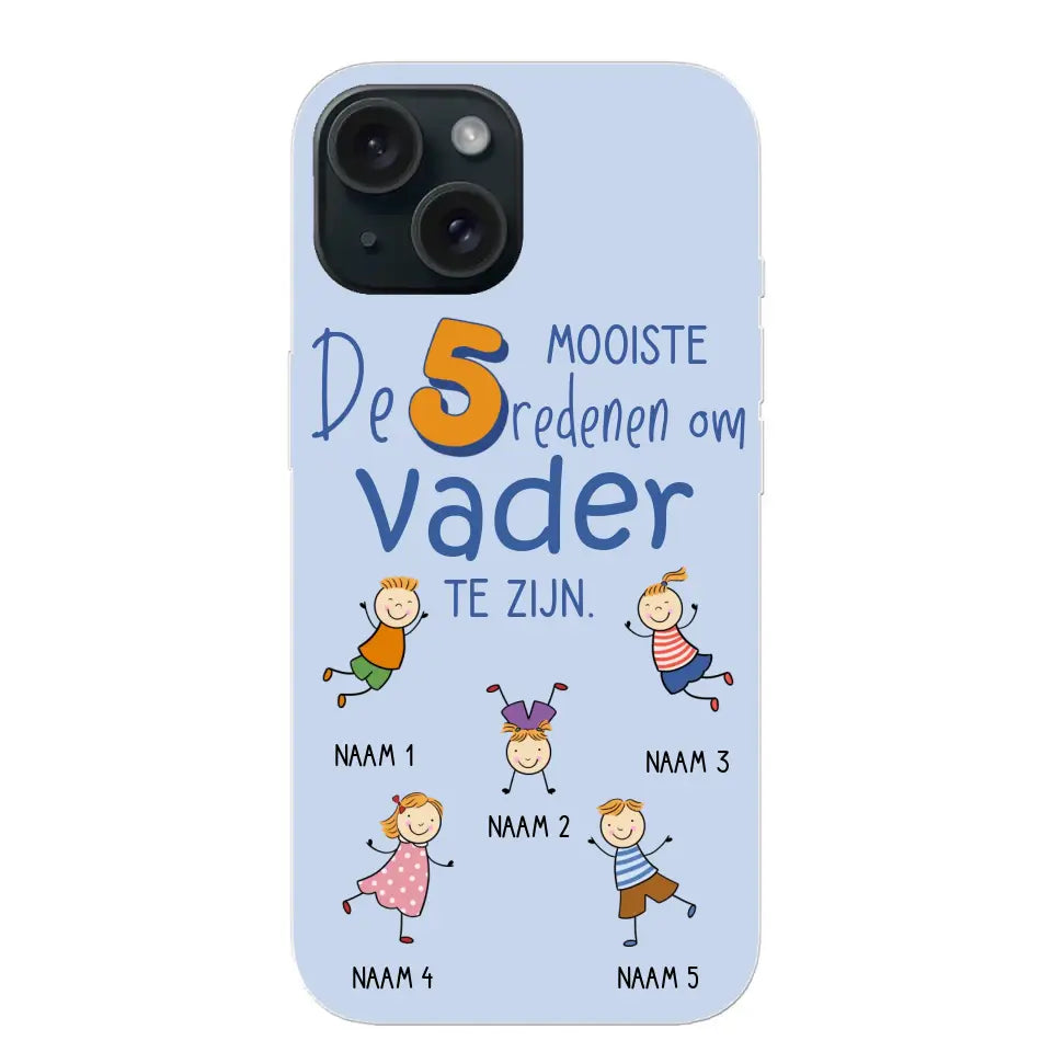 De mooiste redenen - Gepersonaliseerd telefoonhoesje