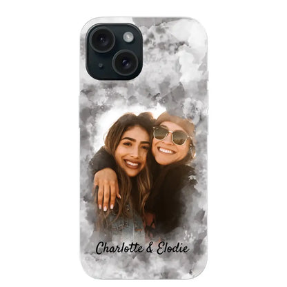 Jouw foto (stijl aquarel) - Gepersonaliseerd telefoonhoesje