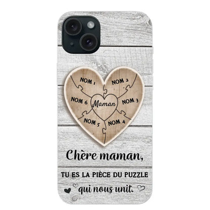 Puzzelstukje - Gepersonaliseerd telefoonhoesje