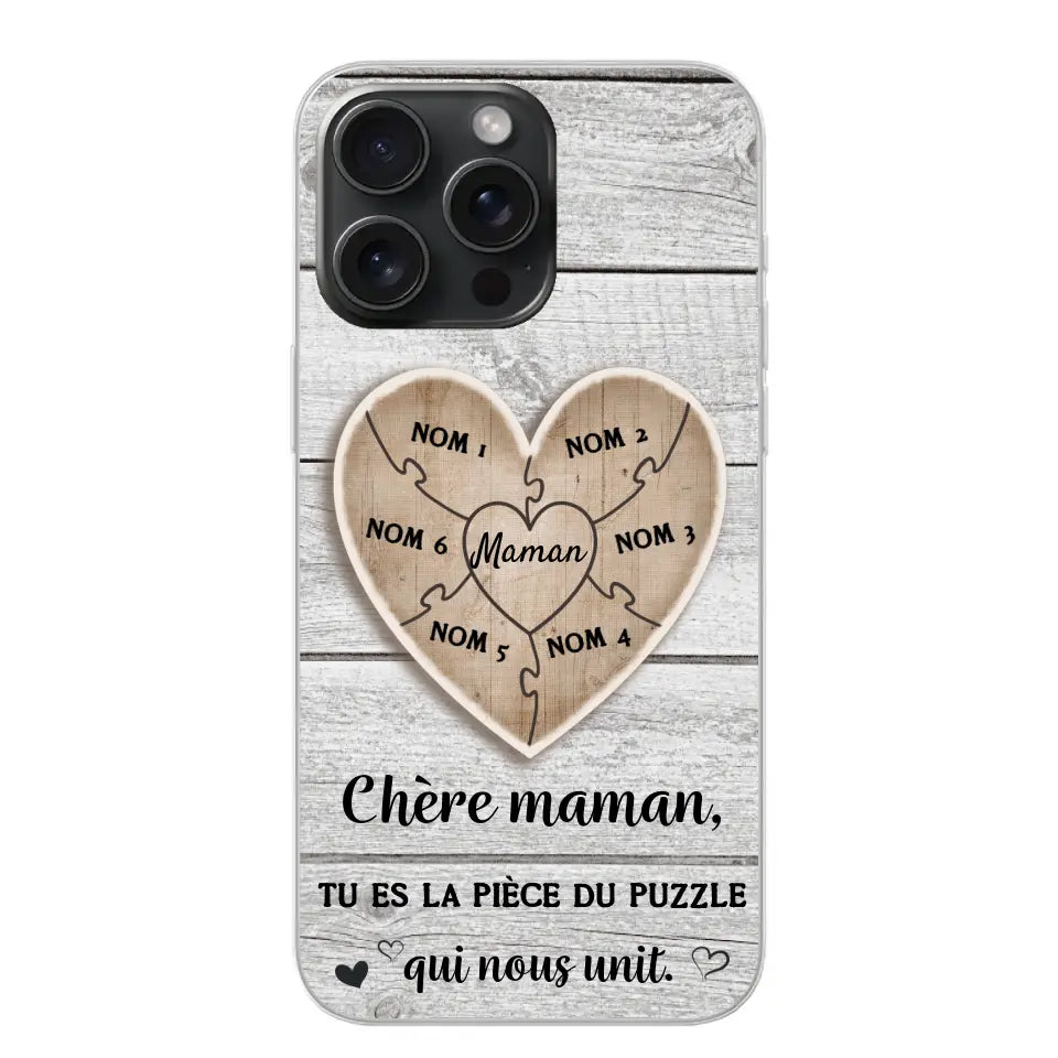 Puzzelstukje - Gepersonaliseerd telefoonhoesje