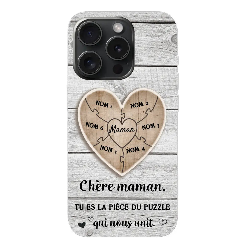 Puzzelstukje - Gepersonaliseerd telefoonhoesje