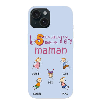 Les plus belles raisons - Gepersonaliseerde telefoonhoesje