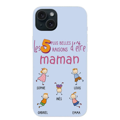Les plus belles raisons - Gepersonaliseerde telefoonhoesje