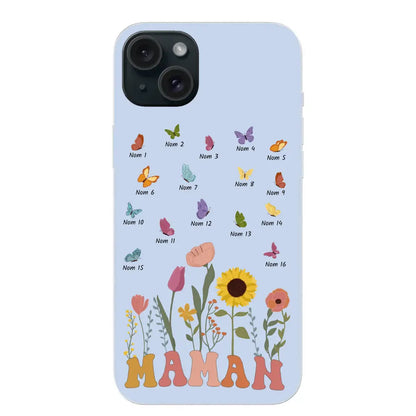 Prairie en papillons - Gepersonaliseerd telefoonhoesje