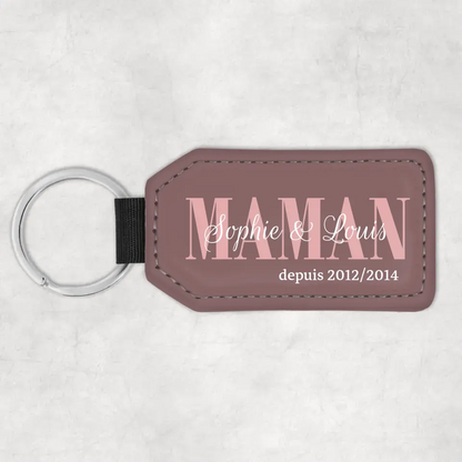 Êtres chers - Porte-clés gepersonaliseerd