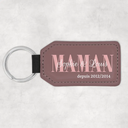 Êtres chers - Porte-clés gepersonaliseerd