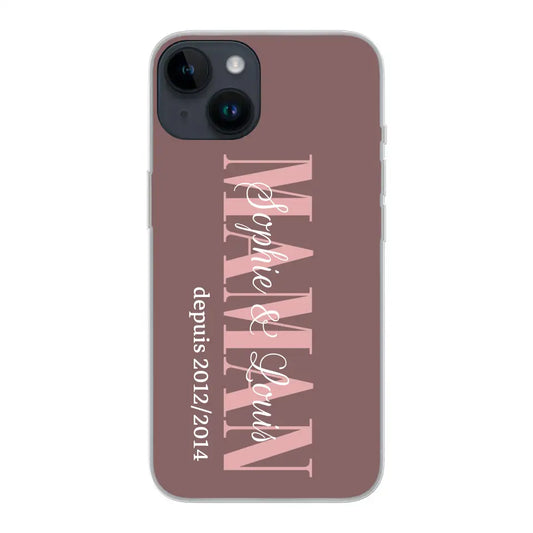 Êtres chers - Telefoonhoesje gepersonaliseerd