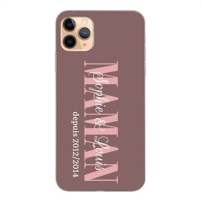 Êtres chers - Telefoonhoesje gepersonaliseerd