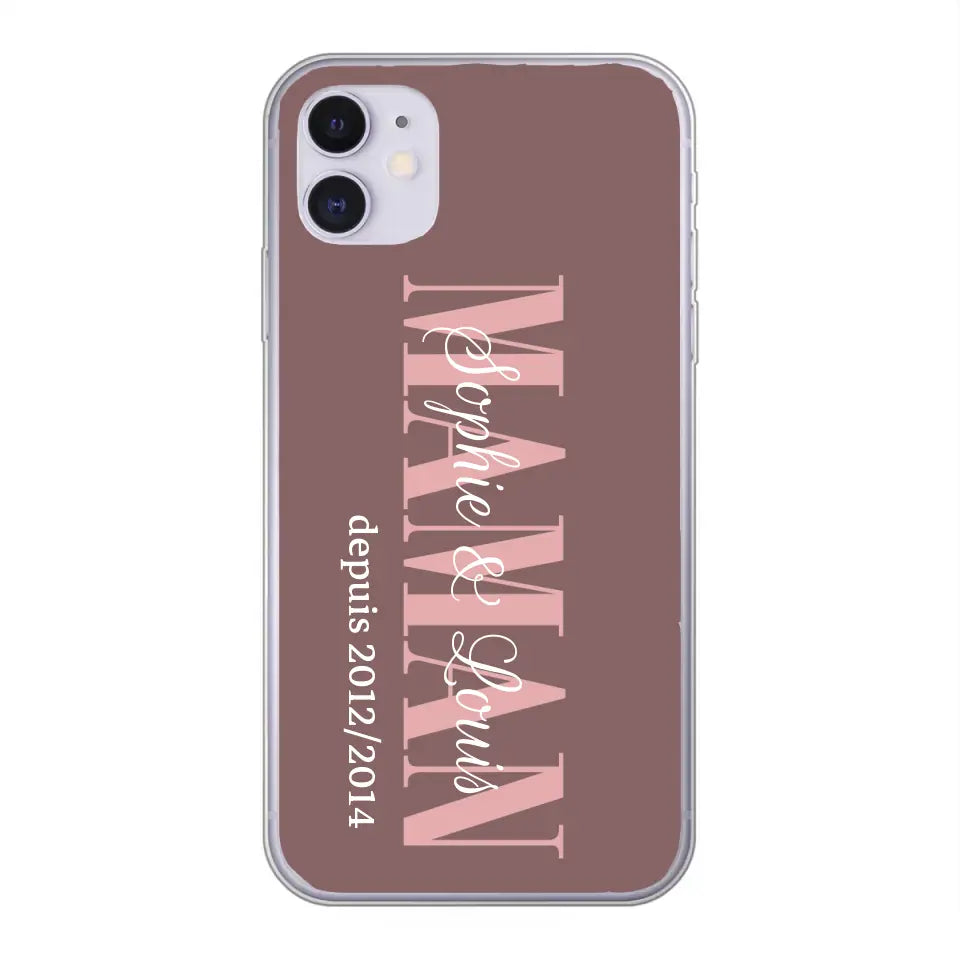 Êtres chers - Telefoonhoesje gepersonaliseerd