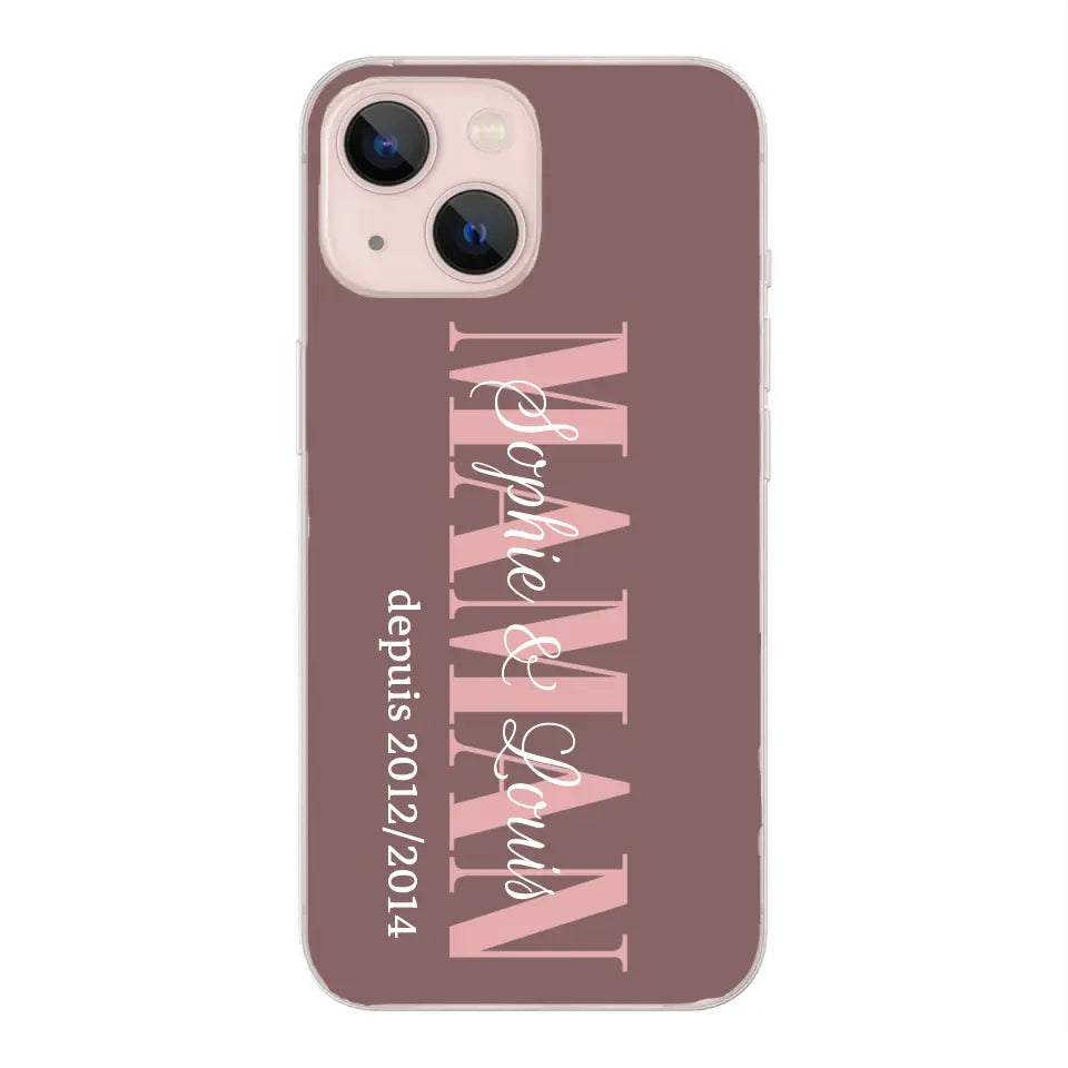 Êtres chers - Telefoonhoesje gepersonaliseerd