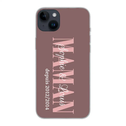 Êtres chers - Telefoonhoesje gepersonaliseerd