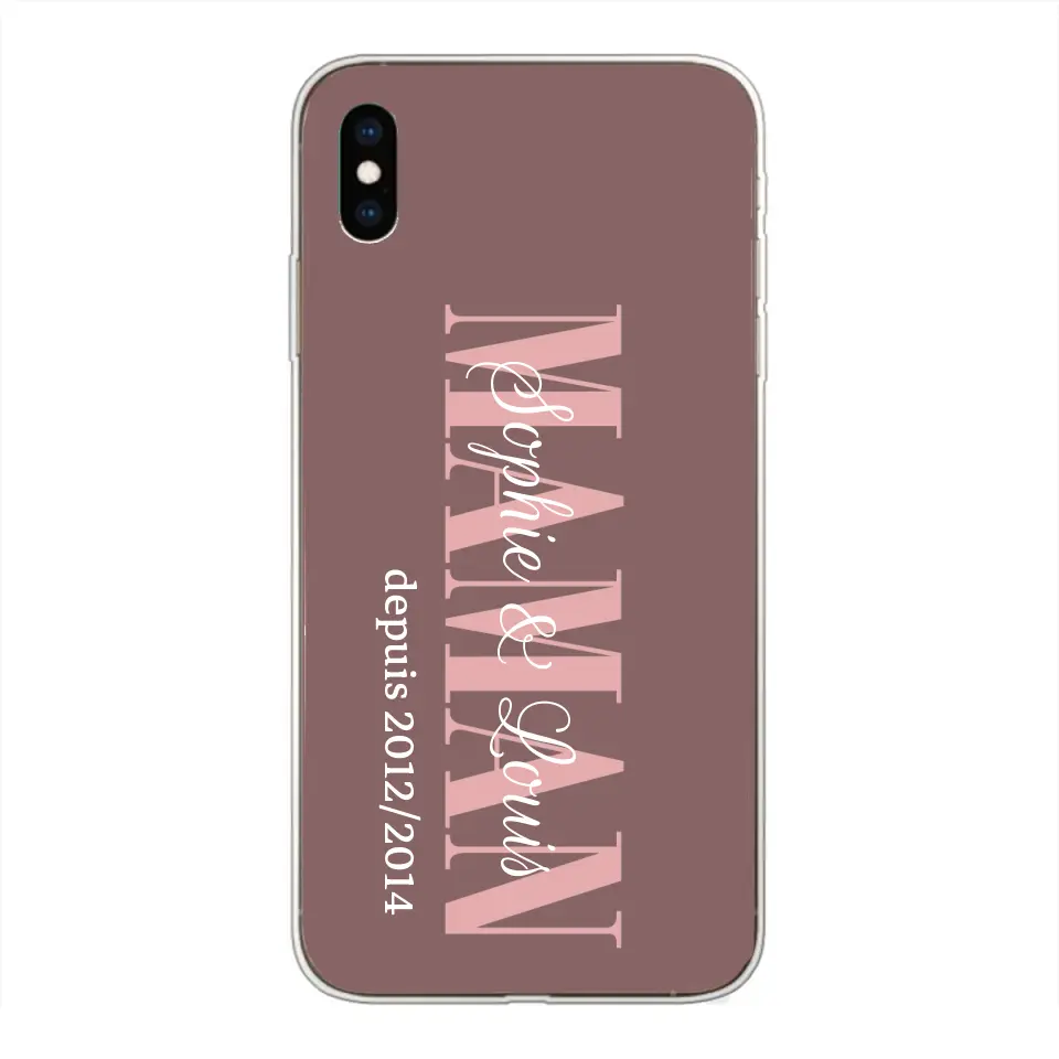 Êtres chers - Telefoonhoesje gepersonaliseerd