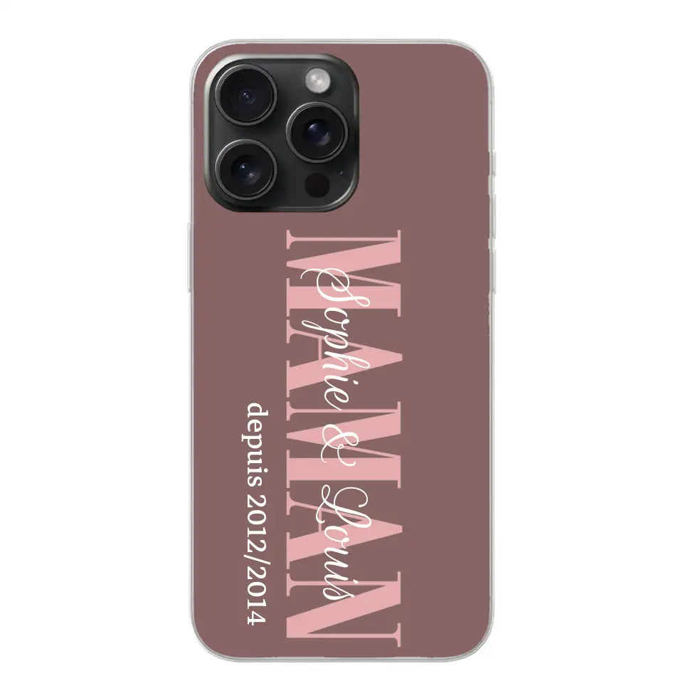 Êtres chers - Telefoonhoesje gepersonaliseerd