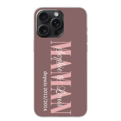 Êtres chers - Telefoonhoesje gepersonaliseerd
