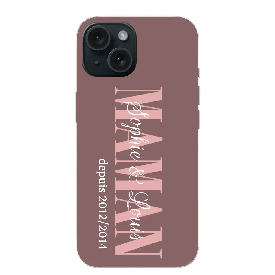 Êtres chers - Telefoonhoesje gepersonaliseerd