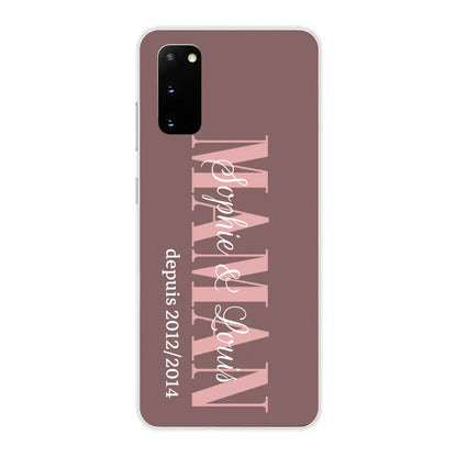 Êtres chers - Telefoonhoesje gepersonaliseerd