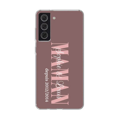 Êtres chers - Telefoonhoesje gepersonaliseerd