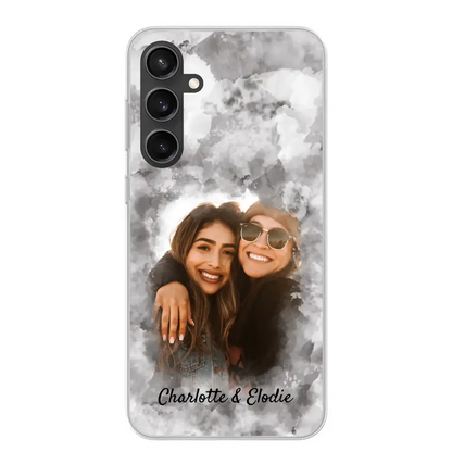 Jouw foto (stijl aquarel) - Gepersonaliseerd telefoonhoesje