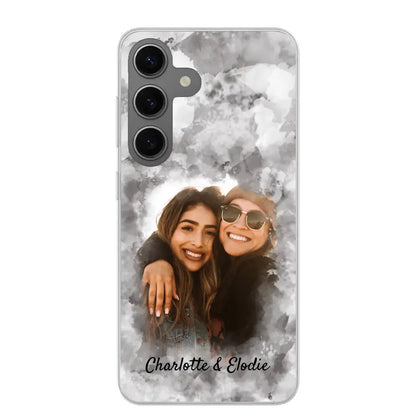 Jouw foto (stijl aquarel) - Gepersonaliseerd telefoonhoesje