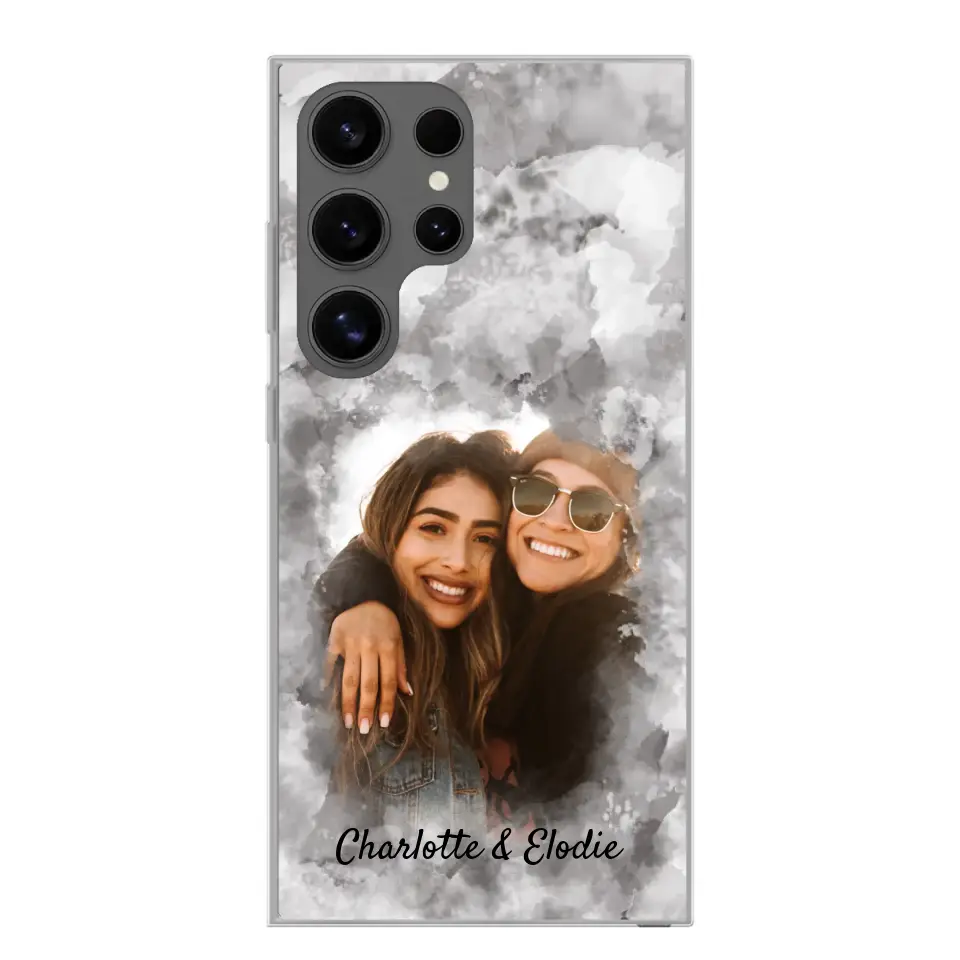 Jouw foto (stijl aquarel) - Gepersonaliseerd telefoonhoesje