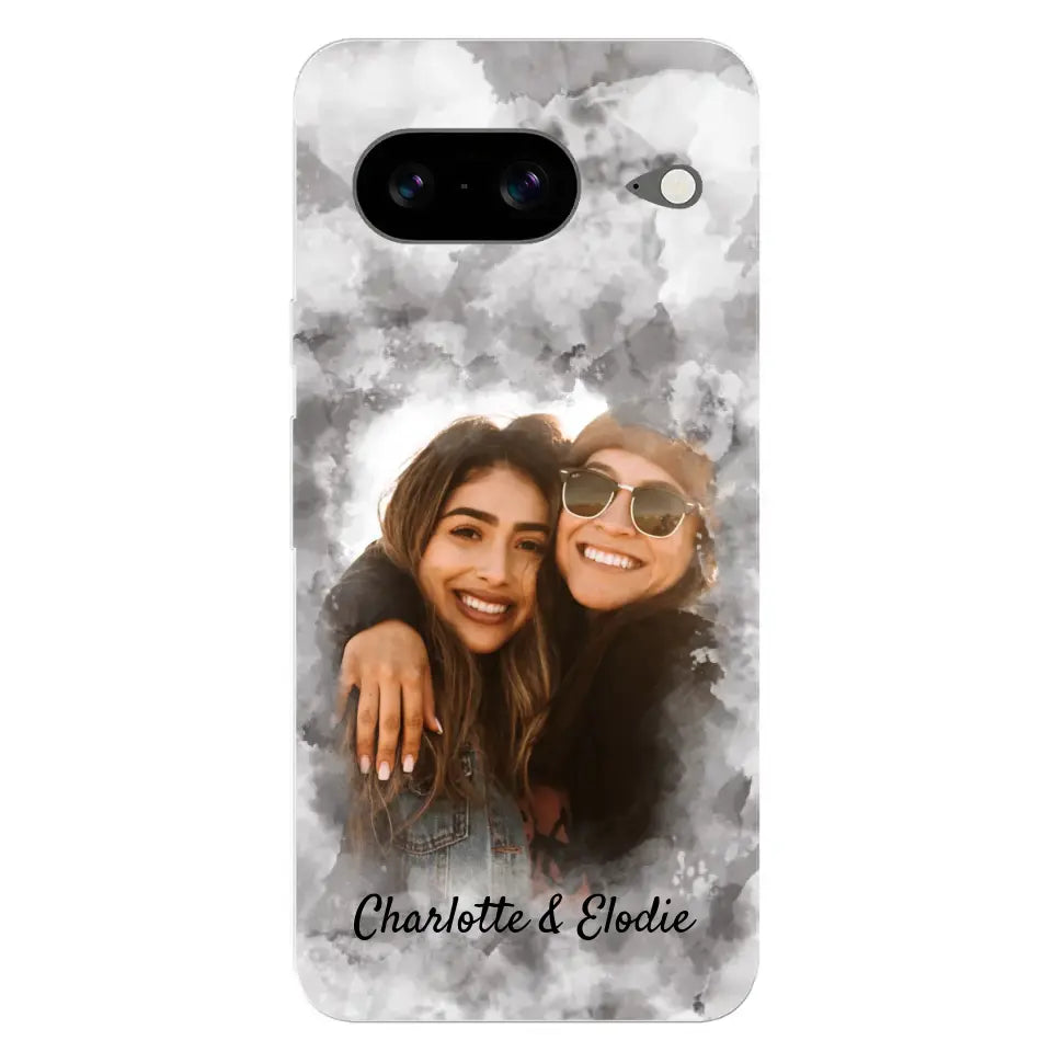 Jouw foto (stijl aquarel) - Gepersonaliseerd telefoonhoesje