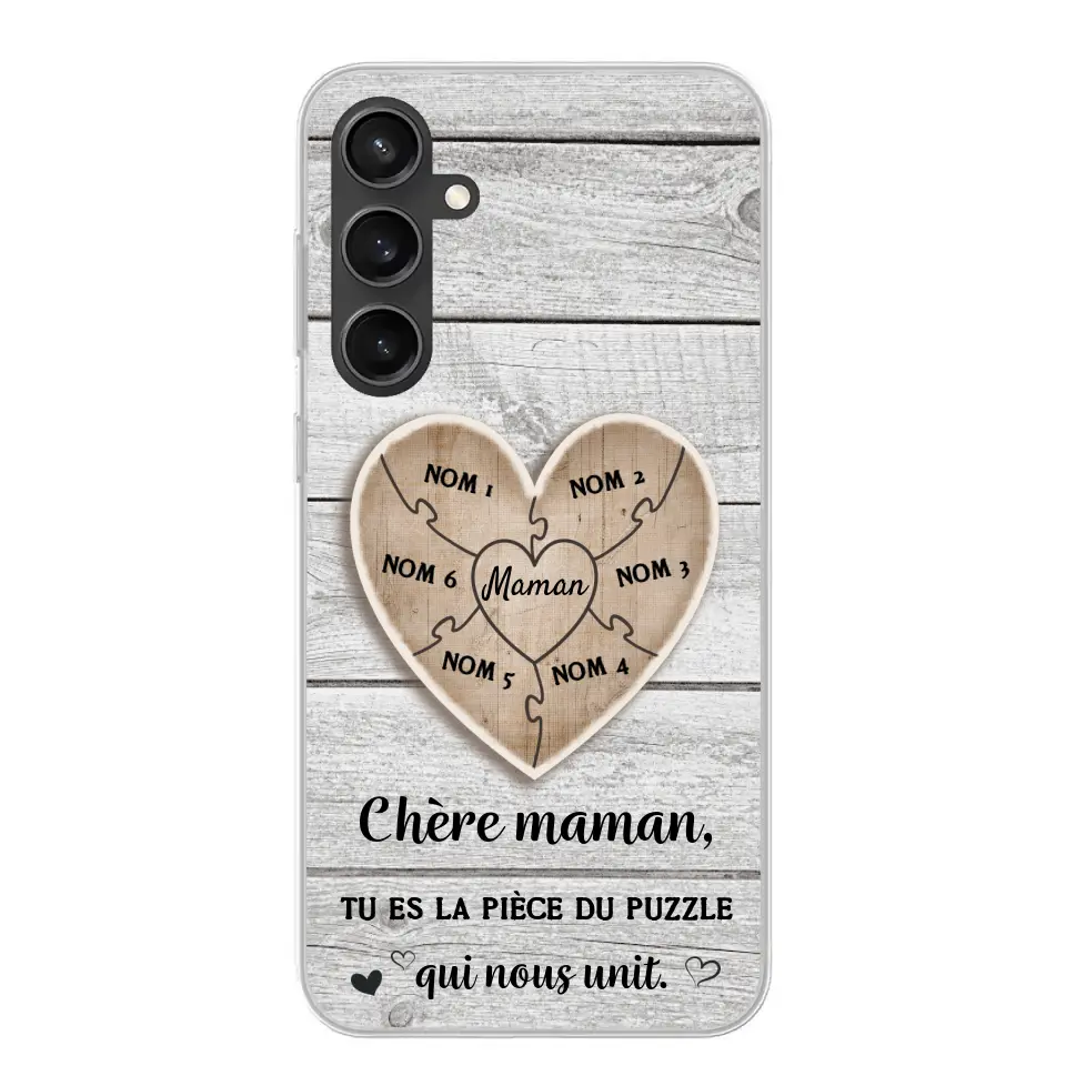 Puzzelstukje - Gepersonaliseerd telefoonhoesje
