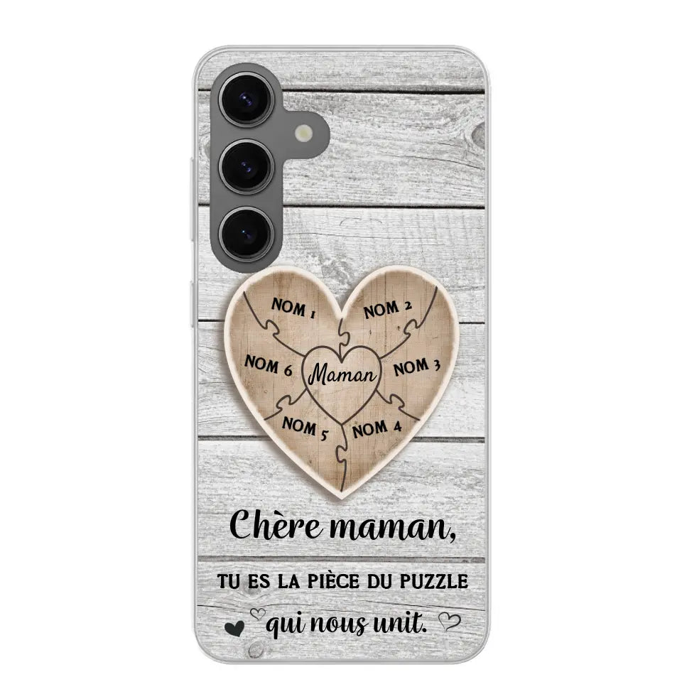Puzzelstukje - Gepersonaliseerd telefoonhoesje