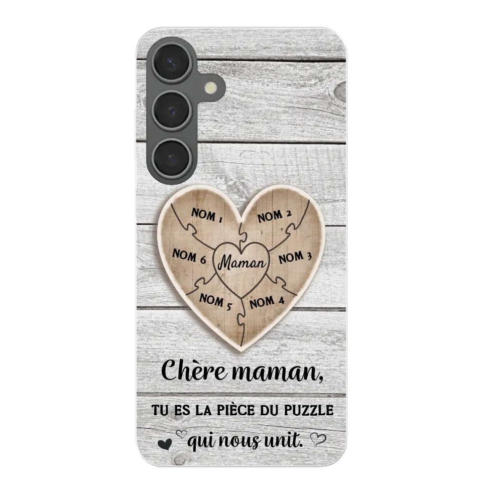Puzzelstukje - Gepersonaliseerd telefoonhoesje