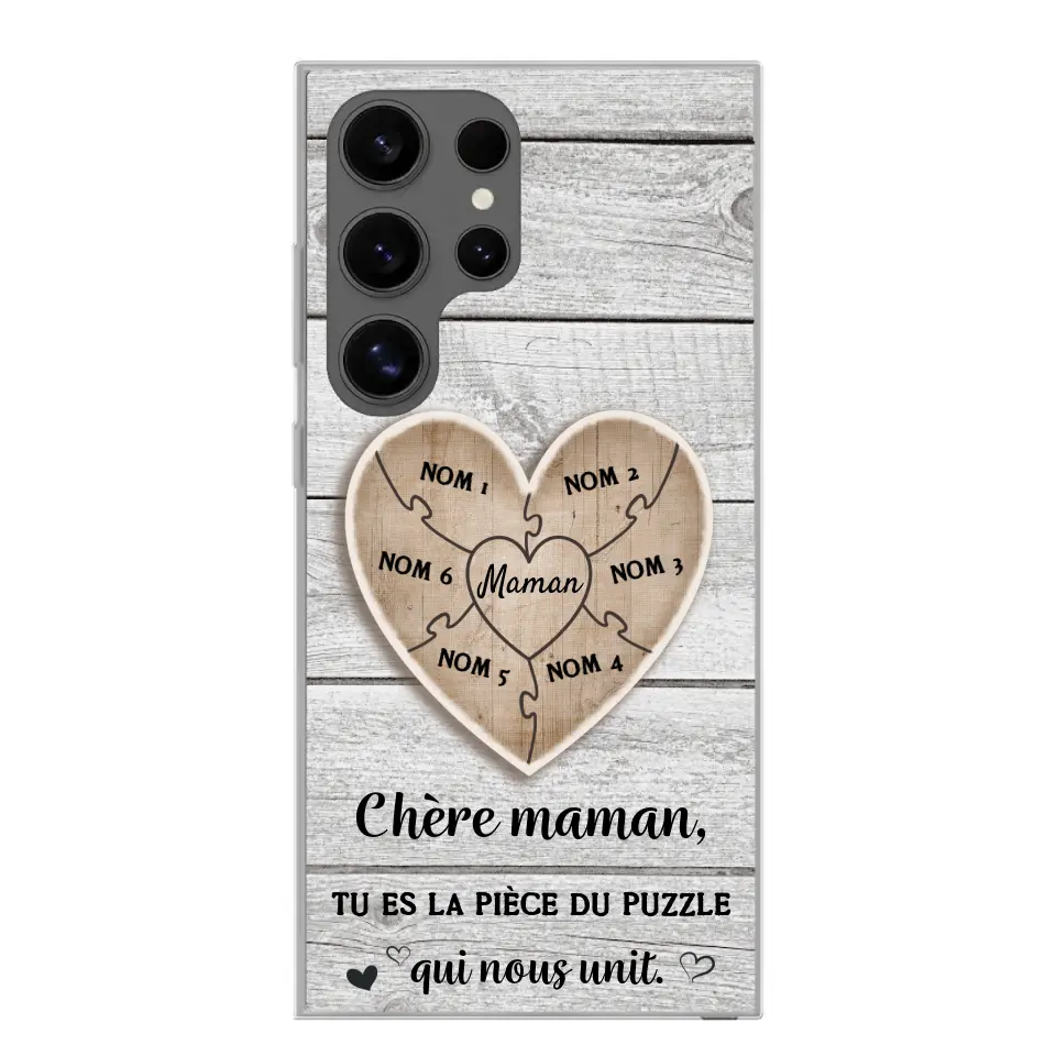 Puzzelstukje - Gepersonaliseerd telefoonhoesje