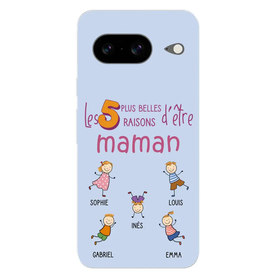 Les plus belles raisons - Gepersonaliseerde telefoonhoesje