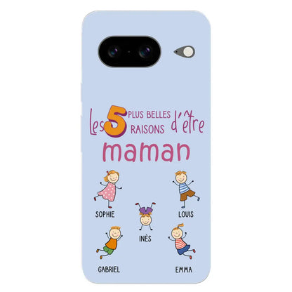 Les plus belles raisons - Gepersonaliseerde telefoonhoesje