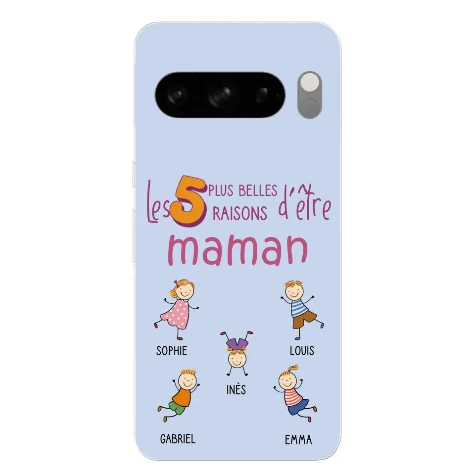 Les plus belles raisons - Gepersonaliseerde telefoonhoesje
