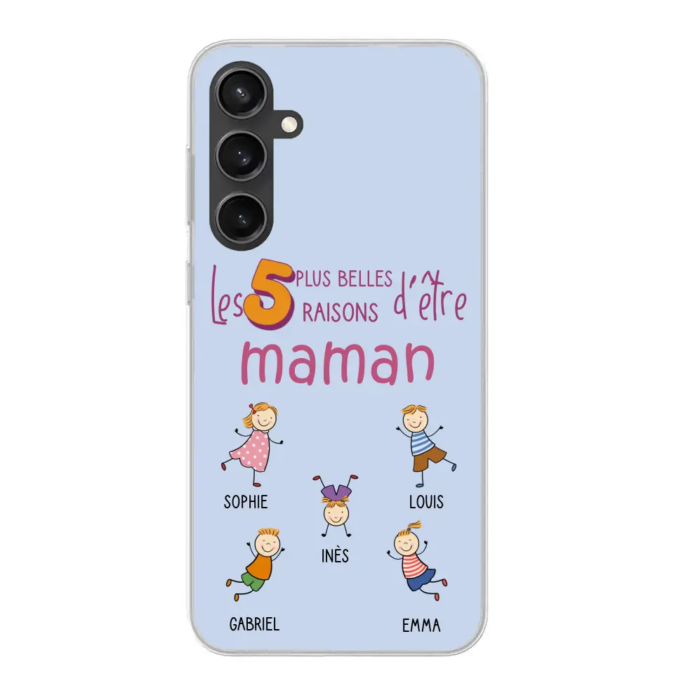 Les plus belles raisons - Gepersonaliseerde telefoonhoesje