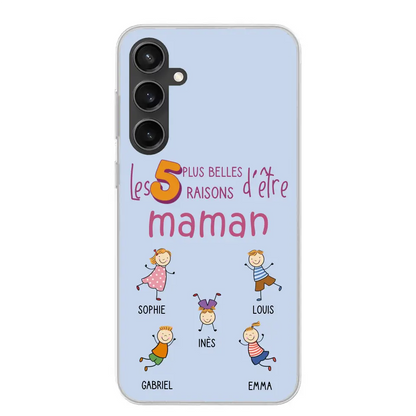 Les plus belles raisons - Gepersonaliseerde telefoonhoesje
