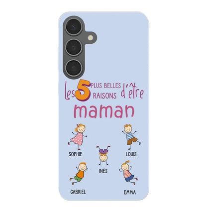 Les plus belles raisons - Gepersonaliseerde telefoonhoesje