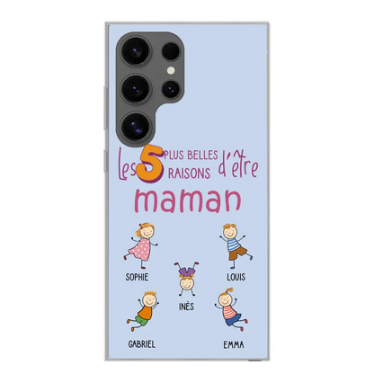 Les plus belles raisons - Gepersonaliseerde telefoonhoesje