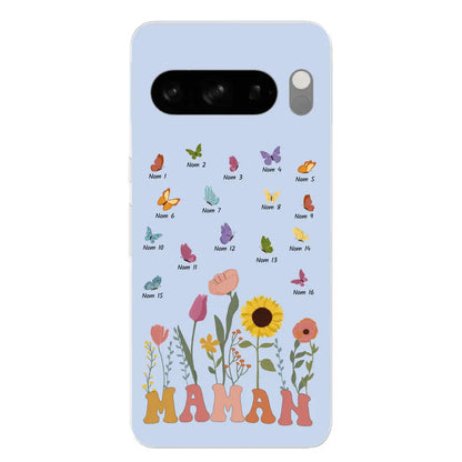 Prairie en papillons - Gepersonaliseerd telefoonhoesje
