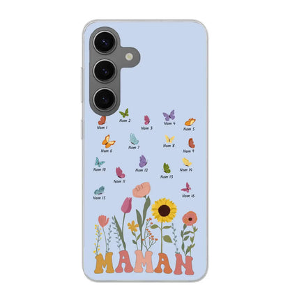 Prairie en papillons - Gepersonaliseerd telefoonhoesje