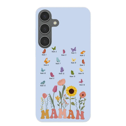 Prairie en papillons - Gepersonaliseerd telefoonhoesje