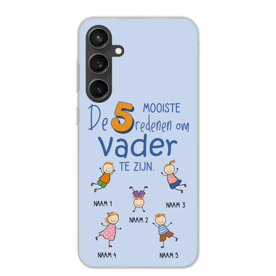 De mooiste redenen - Gepersonaliseerd telefoonhoesje