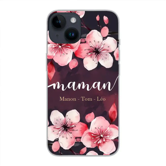 Amour des fleurs - Telefoonhoesje gepersonaliseerd