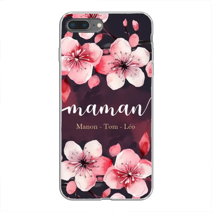 Amour des fleurs - Telefoonhoesje gepersonaliseerd