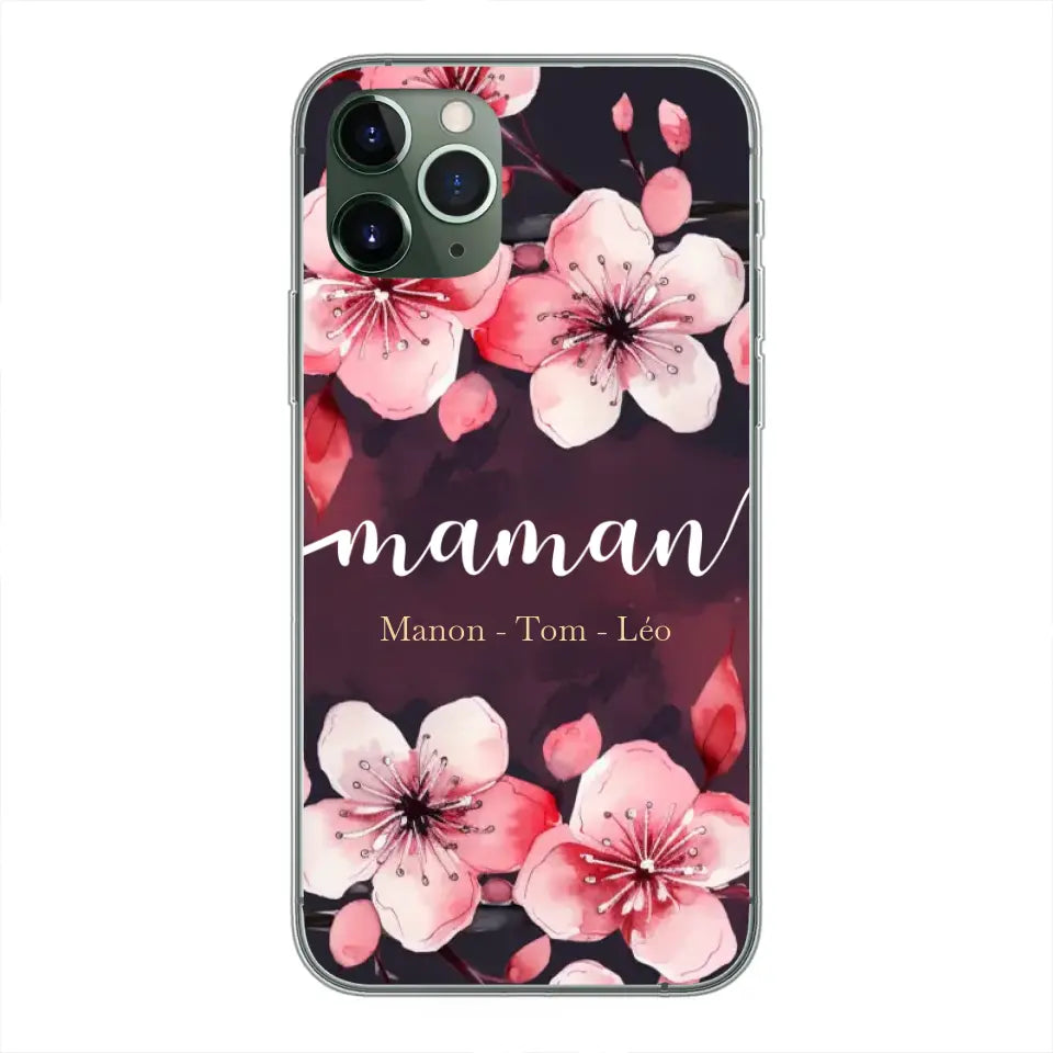 Amour des fleurs - Telefoonhoesje gepersonaliseerd