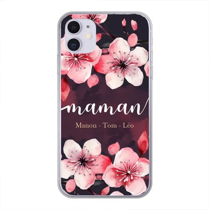 Amour des fleurs - Telefoonhoesje gepersonaliseerd