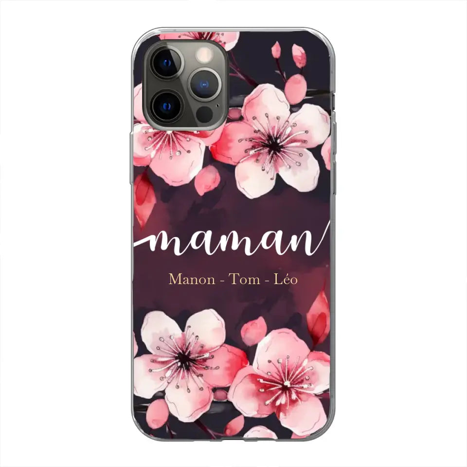 Amour des fleurs - Telefoonhoesje gepersonaliseerd