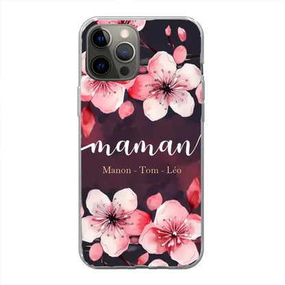 Amour des fleurs - Telefoonhoesje gepersonaliseerd